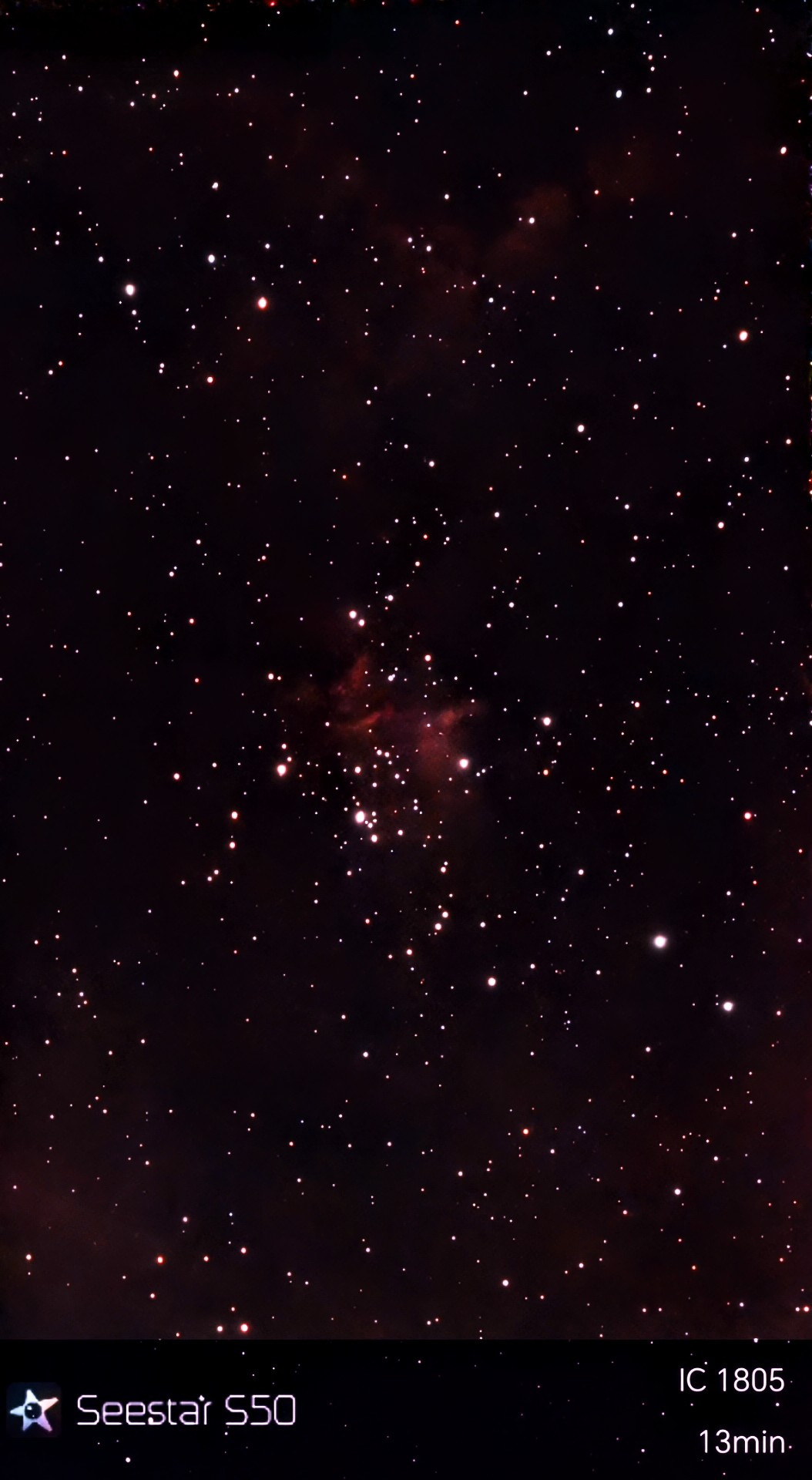 An image of the heart nebula
