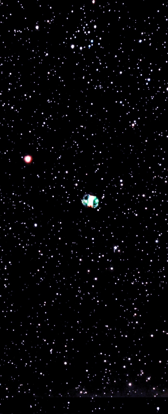 An image of the Dumbbell Nebula